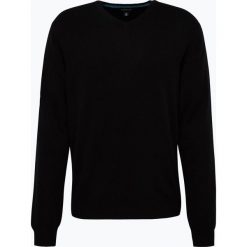 Andrew James - Sweter męski z czystego kaszmiru, czarny. Czarne swetry męskie marki Andrew James, xl, bez wzorów, z kaszmiru, eleganckie, z dekoltem w serek, bez kaptura. Za 379,95 zł.