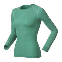 Odlo Koszulka damska Shirt Crew Neck Active Originals Warm zielona. T-shirty damskie marki Odlo. Za 128,74 zł.