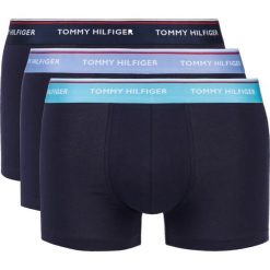 Tommy Hilfiger 3-pack Bokserki Niebieski. Niebieskie bokserki męskie TOMMY HILFIGER, bez wzorów, z elastanu. Za 173,95 zł.