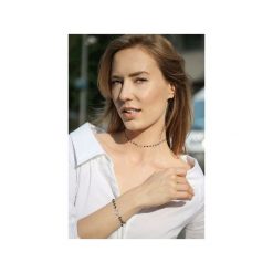 Bransoletka Spinel srebro serce. Czarne bransoletki damskie marki Brazi druse jewelry, z spinelem, srebrne. Za 190,00 zł.