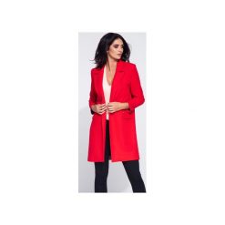 Elegancki lekki płaszcz damski na jesień. Szare płaszcze damskie marki QUIOSQUE, uniwersalny, w paski, eleganckie. Za 199,00 zł.