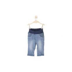S.OLIVER Girls Mini Spodnie Jeans blue denim stretch. Niebieskie jeansy chłopięce marki S.Oliver, w paski. Za 65,00 zł.