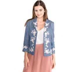 TWINSET Marynarka Niebieski. Niebieskie kurtki damskie Twinset, xs, bez wzorów, z bawełny. Za 1432,95 zł.