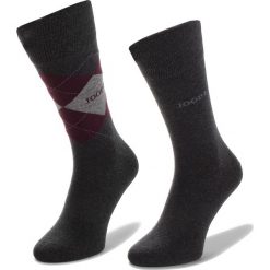 Zestaw 2 par wysokich skarpet unisex JOOP! - Socks Classic Argyle 900.011-2 Anthra Mel. 2100M. Szare skarpetki damskie JOOP!, bez wzorów, z elastanu. Za 69,00 zł.