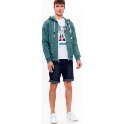 Bluzy męskie: BLUZA MĘSKA ROZPINANA Z KAPTUREM