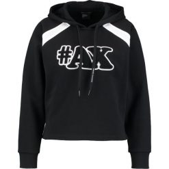 Bluzy damskie: Armani Exchange Bluza z kapturem black