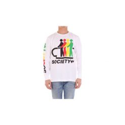 T-shirty z długim rękawem Society SOS18CT007. Białe t-shirty męskie Society, s, bez wzorów, bez kołnierzyka, długie. Za 303,01 zł.