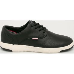 Tommy Hilfiger - Półbuty skórzane. Czarne mokasyny męskie TOMMY HILFIGER, ze skóry, casualowe, z okrągłym noskiem. Za 579,90 zł.