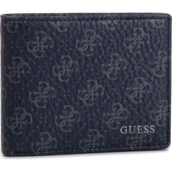 Duży Portfel Męski GUESS - SM2586 POL20 BLU. Niebieskie portfele męskie marki Guess, z aplikacjami, ze skóry ekologicznej. Za 279,00 zł.