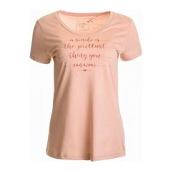 Mustang T-Shirt Damski Xs Różowy. Różowe koszulki damskie Mustang, xs, bez wzorów, bez kołnierzyka. W wyprzedaży za 95,00 zł.