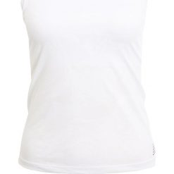 New Balance ENGLISH ROSE Koszulka sportowa white. Białe topy sportowe damskie marki New Balance, m, z elastanu. W wyprzedaży za 209,30 zł.