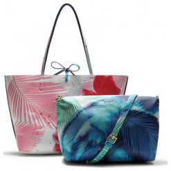 Desigual Torebka Damska Niebieski Blue Palms Capri. Niebieskie torebki klasyczne damskie Desigual. Za 300,00 zł.