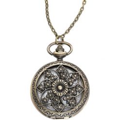 EtNox Blume Zegarek - Naszyjnik brąz. Szare naszyjniki damskie marki etNox, z brązu. Za 79,90 zł.