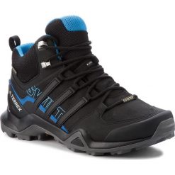 Buty adidas - Terrex Swift R2 Mid Gtx GORE-TEX AC7771 Cblack/Cblack/Brblue. Czarne trapery męskie Adidas, z tworzywa sztucznego, bez zapięcia, trekkingowe, adidas terrex, gore-tex. W wyprzedaży za 439,00 zł.