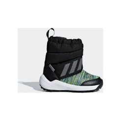 Buty adidas RapidaSnow Beat The Winter I (AH2606). Szare buty chłopięce zimowe Adidas, z materiału, bez zapięcia. Za 129,99 zł.