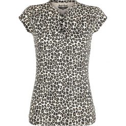 Rock Rebel by EMP Rebel Rouser Koszulka damska cętki (lampart). Szare bluzki asymetryczne Rock Rebel by EMP, xs, rockowe, z krótkim rękawem. Za 121,90 zł.