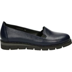 Półbuty - 393010R98 BLU. Czarne półbuty damskie skórzane Venezia, sportowe. Za 299,00 zł.