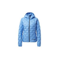 Kurtki pikowane adidas Kurtka puchowa z kapturem Light. Niebieskie kurtki damskie Adidas, bez wzorów, z puchu, z kapturem. Za 699,00 zł.