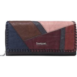 Desigual Odin Maria Portfel Brązowy Wielokolorowy. Pomarańczowe portfele damskie Desigual, z materiału. Za 274,95 zł.