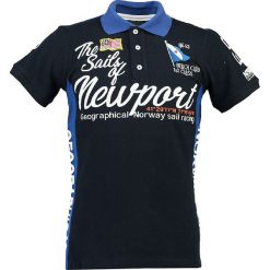 Koszulka polo "Kayport" w kolorze granatowym. Niebieskie koszulki męskie Geographical Norway Men, s, z nadrukiem, z bawełny, bez rękawów. W wyprzedaży za 90,95 zł.