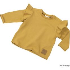 Bluzeczka F l u n c e SHIRT musztarda. Brązowe bluzki dziewczęce marki Pakamera, z klasycznym kołnierzykiem. Za 85,00 zł.