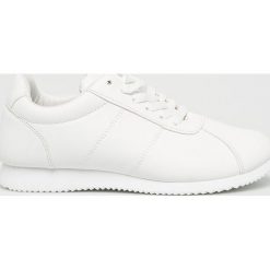 Answear - Buty. Białe buty sportowe damskie ANSWEAR, bez wzorów, ze skóry, sportowe. W wyprzedaży za 79,90 zł.