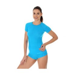 Brubeck Koszulka damska active wool niebieska r. L (SS11700). Niebieskie t-shirty damskie Brubeck, l. Za 151,27 zł.