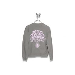 Bluza Bukiet z czaszek Męska. Szare bluzy męskie Failfake, xxl. Za 170,00 zł.