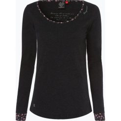 Ragwear - Damska koszulka z długim rękawem – Noira, czarny. Czarne koszulki damskie Ragwear, na imprezę, m, z nadrukiem, z bawełny, bez kołnierzyka, z długim rękawem. Za 69,95 zł.