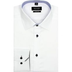Koszula bexley 2488 długi rękaw slim fit biały. Białe koszule męskie Recman, m, bez wzorów, z bawełny, eleganckie, z klasycznym kołnierzykiem, z długim rękawem. Za 89,99 zł.