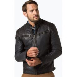 Gipsy - Męska kurtka skórzana – Colt, niebieski. Niebieskie kurtki męskie marki Gipsy, m. Za 699,95 zł.