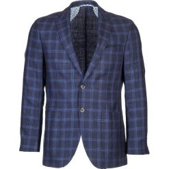 Marynarki męskie slim fit: Marynarka „Edward” w kolorze granatowym