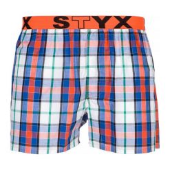 Styx Bokserki Męskie Xl, Niebieski. Niebieskie bokserki męskie marki Styx, w kratkę. Za 57,00 zł.