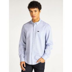 Koszula Lee Lee Button Down L880DFNJ. Niebieskie koszule męskie Lee, m, bez wzorów, z bawełny, casualowe, button down, bez rękawów. W wyprzedaży za 189,00 zł.