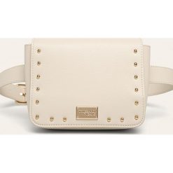 Trussardi Jeans - Nerka. Białe nerki damskie Trussardi Jeans, w paski, z poliesteru, bez dodatków. Za 399,90 zł.
