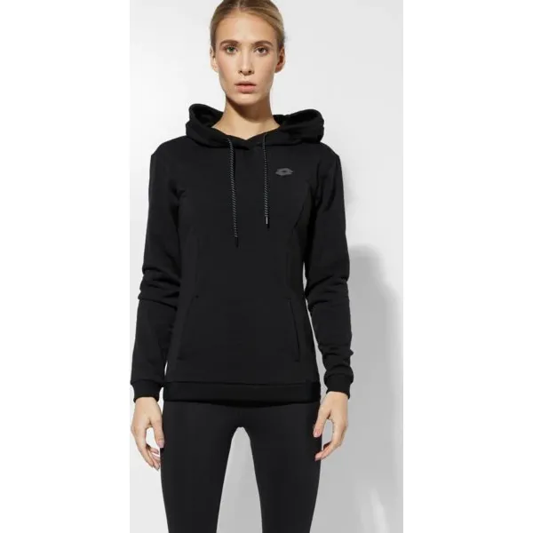 Lotto Bluza Indy Vi Hd Pl W , czarny, rozmiar S. Czarne bluzy damskie Lotto, s, bez wzorów, z poliesteru, bez rękawów, z kapturem. W wyprzedaży za 89,99 zł.