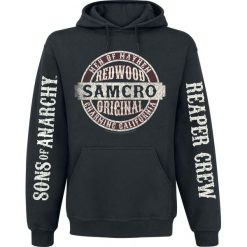 Sons Of Anarchy Samcro Original Bluza z kapturem czarny. Czarne bluzy męskie marki Sons Of Anarchy, l, z kapturem. Za 164,90 zł.