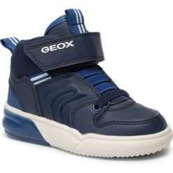 Sneakersy GEOX - J Grayjay B. C J949YC 0BU11 C4226 M Navy/Royal. Niebieskie trampki chłopięce Geox, bez wzorów, ze skóry ekologicznej, bez zapięcia. W wyprzedaży za 219,00 zł.