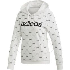 Bluza damska adidas Linear bawełna z kapturem. Bluzy damskie Adidas, z nadrukiem, z bawełny, bez rękawów, z kapturem. Za 199,00 zł.