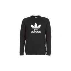 Bluzy adidas TREFOIL CREW. Czarne bluzy męskie Adidas, s, bez wzorów, bez kołnierzyka, bez rękawów, bez kaptura. Za 220,20 zł.