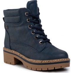 Trapery REFRESH - 69263 Navy. Niebieskie trapery damskie Refresh, z materiału. W wyprzedaży za 189,00 zł.