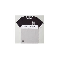 Koszulka BLB CUT&SEW Blck/Wht/Grey. Szare koszulki męskie Crankk, xl, z nadrukiem, z bawełny, vintage, bez kołnierzyka, bez rękawów. Za 119,00 zł.