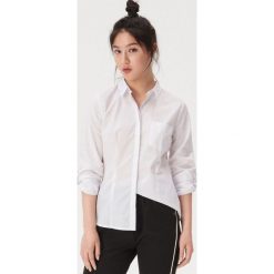 Taliowana koszula - Biały. Białe koszule damskie Sinsay, xl, bez wzorów, bez kołnierzyka, bez rękawów. Za 39,99 zł.