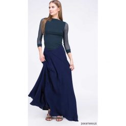 Top HADAR Bleu Canard. Topy damskie Pakamera, bez wzorów, z jedwabiu, bez kołnierzyka. Za 310,00 zł.