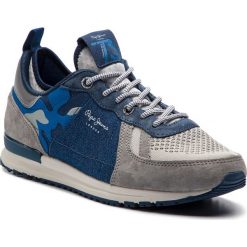 Sneakersy PEPE JEANS - Tinker Pro 73 Fusion PMS30528 Grey 945. Szare sneakersy męskie Pepe Jeans, na co dzień, bez wzorów, z jeansu, eleganckie, bez zapięcia. W wyprzedaży za 219,00 zł.