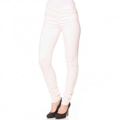 Dżinsy "Joi" - Slim fit - w kolorze jasnoróżowym. Różowe rurki damskie Replay, w paski. W wyprzedaży za 217,95 zł.