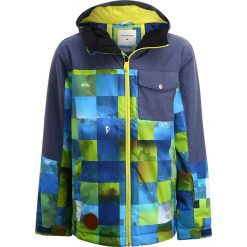 Quiksilver MISS Kurtka snowboardowa blue sulphur icey check. Niebieskie kurtki sportowe męskie marki Quiksilver, z poliesteru, narciarskie. W wyprzedaży za 439,20 zł.