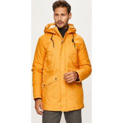 Jack & Jones - Parka. Żółte płaszcze męskie Jack & Jones, xl, bez wzorów, z poliesteru, długie, z kapturem. W wyprzedaży za 329,90 zł.