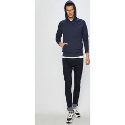 Calvin Klein Underwear - Bluza. Niebieskie bluzy męskie Calvin Klein Underwear, xl, z nadrukiem, z elastanu, z kapturem, bez rękawów, z kapturem. W wyprzedaży za 199,90 zł.