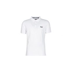Koszulki polo z krótkim rękawem Superdry CLASSIC PIQUE S/S POLO. Białe koszulki męskie Superdry, s, bez wzorów, z krótkim rękawem. Za 175,20 zł.